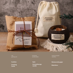 Smokeless Coconut Wax Scented Candle Luxury <b>Gift</b> <b>Box</b> Valentine Birthday Wedding Premium Souvenir Fragrance Set - Product Image 4