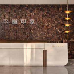 En promotion : Panneau mural en mosaïque de bois massif en noyer <span class=keywords><strong>noir</strong></span> 3D, carrelage décoratif, mosaïque, design d'intérieur, panneau de fond pour restaurant - Product Image 4