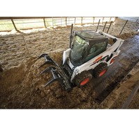 Mini-Lader 998kg M-Serie 66PS S590 Kompaktlader mit Greifer- und Grabenfräsen-Anbaugeräten