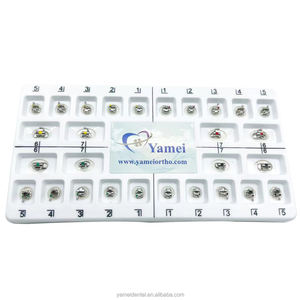 <span class=keywords><strong>Yamei</strong></span> Orthodontic Plus 5 022 alto/Medio/bajo par pasivo autoligante brackets Ortodoncia tubo bucal ortodoncia - Product Image 1