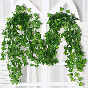Guirlande artificielle de lierre suspendue à 72 feuilles, fausses vignes de feuilles de vigne, décoration de mariage, maison, centre commercial, vignes de lierre vertes en plastique - Product Image 4