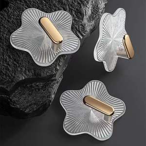 IStapromo Gifts Acrylic Transparent <b>Hook</b> Strong Adhesive Kitchen Living Room Bathroom Wall Multifunctional Towe Key Storage - Product Image 5