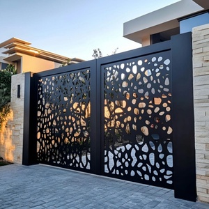 <span class=keywords><strong>Portail</strong></span> battant en <span class=keywords><strong>fer</strong></span> forgé sur mesure, design traditionnel pour clôture et installation murale - Product Image 2