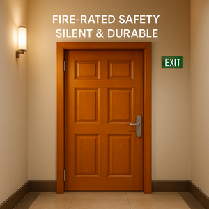 Bán buôn cửa chống cháy hiện đại PHÒNG KHÁCH SẠN CĂN HỘ tầng hầm bệnh viện sử dụng thép chống cháy <span class=keywords><strong>5</strong></span> năm bảo hành An ninh mạnh mẽ hoàn thành - Product Image 3