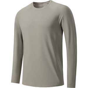 T-shirt de sport à manches longues pour homme TOPTIE 2025, coupe ajustée, 240 grammes, pour la course à pied, les entraînements décontractés, avec impression sérigraphiée - Product Image 5