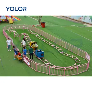 Kinder Human Pedal Roller Coster Vergnügung spark Fahrten Ausrüstung Pedal Mini Shuttle Achterbahn zu verkaufen