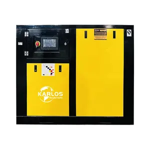 Karlos 220V 440V Double Voltage Industrial Compressor 7.5kw 11kw 15kw 22kw 37kw 55kw Variable Speed Rotary Screw Air Compressor