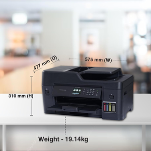 Impresora Multifuncional A3 con Tanque de Tinta para Brother MFC-T4500DW, Inalámbrica, Impresión a Color, Copia, Escaneo, Fax, Uso en Oficina, Impresora Lista para Dúplex y ADF - Product Image 3