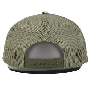 Canada Maple Leaf Camo Trucker Hat, 6-Panel Mesh Back Snapback <b>Cap</b>, Breathable <b>Waterproof</b> Woven Patch Outdoor Sun Hat Unisex - Product Image 4