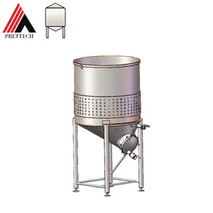 8000L Customized open top wine fermentation tank equipment