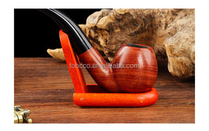 Supporto per pipa da tabacco fatto a mano in legno con Logo personalizzato all'ingrosso manuale - Product Image 3