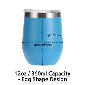 Vaso Térmico Premium de Acero Inoxidable de Doble Pared de 12 oz, con Logotipo Personalizado, Taza de Viaje Aislada con Tapa para Aventuras al Aire Libre - Product Image 5