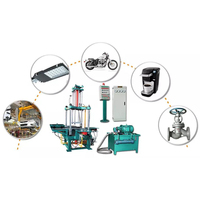 Machine de moulage d'accessoires de moto automobile robot intelligent en aluminium