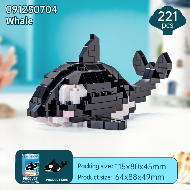 HDX145818 Animaux marins-Baleines 221pcs