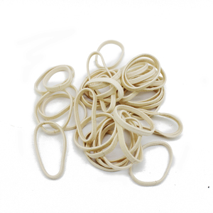 Màu đen trắng hữu cơ bông không bị ô nhiễm tái chế môi trường sợi tóc phẳng quan hệ đàn hồi cao su ban nhạc tóc đuôi ngựa chủ sở hữu - Product Image 6