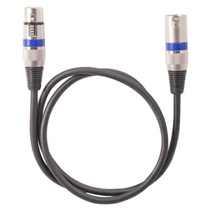 XLR kabel Premium seimbang, dengan mikrofon kabel pria ke wanita 3-Pin XLR