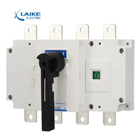 Interrupteur de déconnexion manuel triphasé à quatre fils HGL-400/4P blanc 400V 4 pôles type PC 400A capacité de coupure 3200A usage domestique