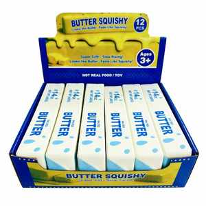 Jouet anti-stress en forme de beurre, compressible et durable, idéal pour soulager le stress de poche – Jouets Squishy Beurre – Vente chaude - Product Image 3