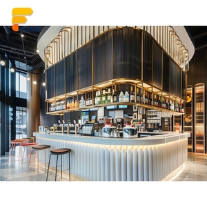 Vetrina di Lusso per Pasticceria in Vetro, Bancone Cassa in Legno, Espositore per Panetteria, Pianificazione Layout - Product Image 1