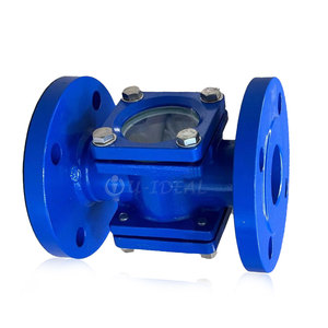 Stainless Steel SS316 <strong>Solenoid</strong> Sight <strong>Flow</strong> Indicator 1-1/4 Inch Paddle Wheel <strong>Flow</strong> Sight Glass 1/2" Medium Measurement Pipelines - Product Image 5