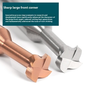 Fraise à rainurer en T à 4 cannelures, fraise CNC en carbure de tungstène revêtue de TiAlN pour rainurage de métaux, personnalisation OEM/ODM disponible - Product Image 4