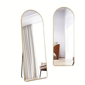 Grand miroir sur pied personnalisé, grand miroir de corps entier, incassable, long, miroir de sol de luxe pour mur, porte, chambre à coucher, salle de bain - Product Image 4