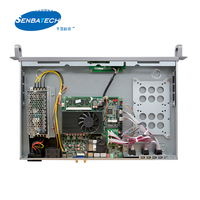Boîtier de serveur en rack 1u Boîtier électronique en aluminium pour serveur en rack 1u Fabricant chinois Prix bas à vendre Boîte d'amplificateur à chaud