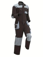 Pantalon de travail cargo en coton pour homme avec plusieurs poches embossées durables, confortable, service OEM, pantalon de travail, combinaison de travail, uniforme de travail