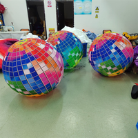 Boules disco gonflables à LED pour la décoration de boîtes de nuit