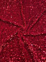 5mm Paillettes Coloré Velours Base Sequin Tissu 100% Polyester Velours Sequin Tissu pour Vêtements