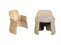 Fauteuil lounge individuel moderne en velours avec accoudoirs et pieds en bois pour la maison, le bureau, le salon, la chambre
