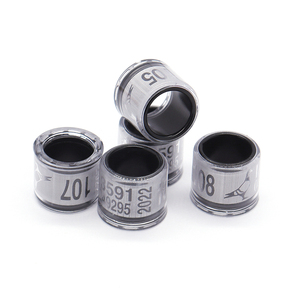 Op maat gemaakte aluminium duivenringen in diverse maten - Product Image 1