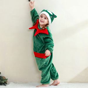 Michley 2025 Offre Spéciale Thème <span class=keywords><strong>De</strong></span> Noël Costume Enfants Barboteuse Costume <span class=keywords><strong>Renne</strong></span> Elk et Santa Rôle Garderie avec Chapeau Queue Ceinture 0-36M - Product Image 4