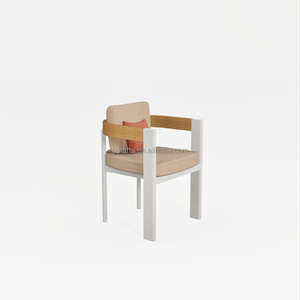 Sillón de Exterior de Alta Gama con Contorno Ergonómico, Estructura de Aluminio Resistente, Cojín de Esponja Gruesa, Ideal para Jardín o <span class=keywords><strong>Terraza</strong></span> - Product Image 2