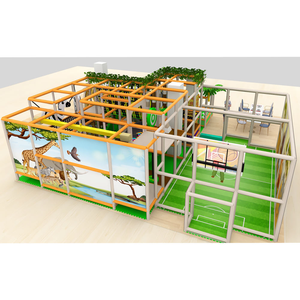 Petit <span class=keywords><strong>parc</strong></span> d'attractions commercial pour la maison, <span class=keywords><strong>parc</strong></span> d'attractions sur le thème de la forêt naturelle, aire de jeux souple et sécurisée à vendre - Product Image 5