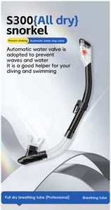 Tube de plongée en PVC à séchage rapide, équipement de plongée libre et de plongée sous-marine avec tube respiratoire en silicone, vente chaude - Product Image 6