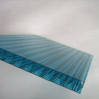 Mur jumeau personnalisable 10mm-16mm Multiwall Polycarbonate Publicité Feuilles de plastique 4mm-20mm Sculpture Soleil PC Feuilles gaufrées