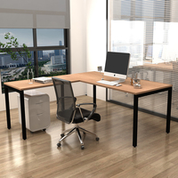 Bureau de direction moderne de luxe Poste de travail extensible pour directeur Patron Table de bureau en bois pour bureau de direction moderne