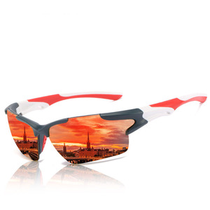 TR90 lunettes de sport demi-cadre vélo extérieur lunettes de soleil extérieur vélo conduite course nuances lentes de sol hombre sport <span class=keywords><strong>sungl</strong></span> - Product Image 2