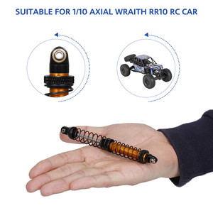 RCXAZ 4 adet Ayarlanabilir 70-120mm Metal Amortisör Damperi 1/10 Eksenel <span class=keywords><strong>RC</strong></span> Araba için (125g) - Product Image 6