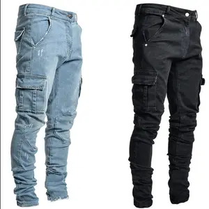 Jeans da uomo Casual in cotone Slim Fit