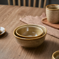 Bol à soupe en céramique et porcelaine ST Glaze Plant Stocked, bol profond, pour soupe crémeuse, salade, pâtes, vaisselle de table, restaurant, hôtel, restauration