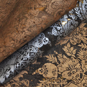 Muestra gratis <span class=keywords><strong>2020</strong></span> oro Damasco metálico oro tela de corcho de Europa de lujo sala de papel - Product Image 1