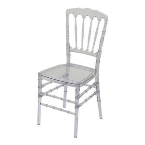 Silla de Acrílico Transparente para Eventos, Fiestas, Comedor, Venta al por Mayor, Silla de Boda de Plástico Acrílico Transparente Estilo Chiavari - Product Image 3
