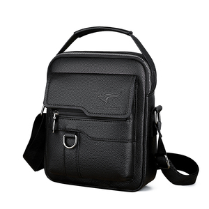 Bolsa Transversal de Couro Multifuncional Antifurto Unissex para Homens, Personalização de Logo, Impermeável, Bolsa de Peito Esportiva Masculina - Product Image 1