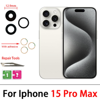 Verre de protection d'objectif de caméra arrière avec adhésif pour iPhone 6 6s Plus 7 Plus 8 Plus 11 Pro Max X XS XR XS MAX Câble flexible pour téléphone portable