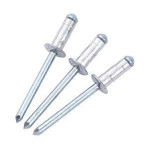 Vente directe usine : Rivets <span class=keywords><strong>multigrip</strong></span> en aluminium et fer, rivets aveugles à tête ronde, finition zinguée, diamètre facile à ajuster - Product Image 1