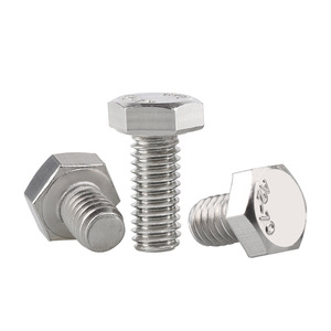 Tornillo hexagonal de acero inoxidable 304 con cabeza abombada, medidas métricas y en pulgadas, tornillo de cabeza hueca hexagonal, tornillo de extensión con rosca UNC/UNF - Product Image 2