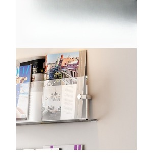 Étagère murale en acrylique transparente, étagères flottantes pour magazines, porte-<span class=keywords><strong>CD</strong></span>, organisateur gain de place, étagère murale de rangement - Product Image 6