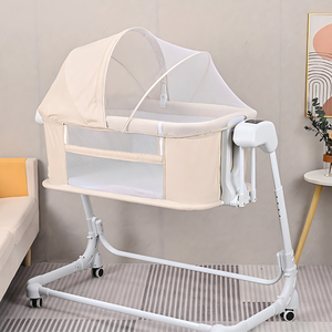 เปลเด็กพับได้อเนกประสงค์, เปลเด็กเตียงข้างเตียงเด็กทารกเปลเด็กเดินทางพร้อมเปลเด็กทารกขนาดเต็ม - Product Image 5